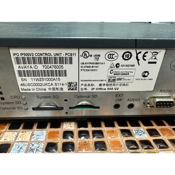 13 Avaya Phones model 1616 and 9508, Control Unit IP Office 500 V2 PCS11 - Picture 7 of 9